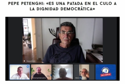 Pepe Pettenghi en la entrevista que nos concedió el pasado mes de septiembre. Hasta siempre, Pepe.